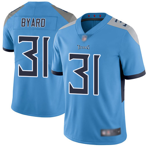 Tennessee Titans Limited Light Blue Men Kevin Byard Alternate Jersey NFL Football #31 Vapor Untouchable->nfl t-shirts->Sports Accessory